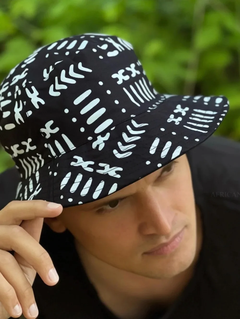 Handmade Ankara Bucket Hat | Unisex Adult & Kids Hat | Wax Print - Picture 4 of 13